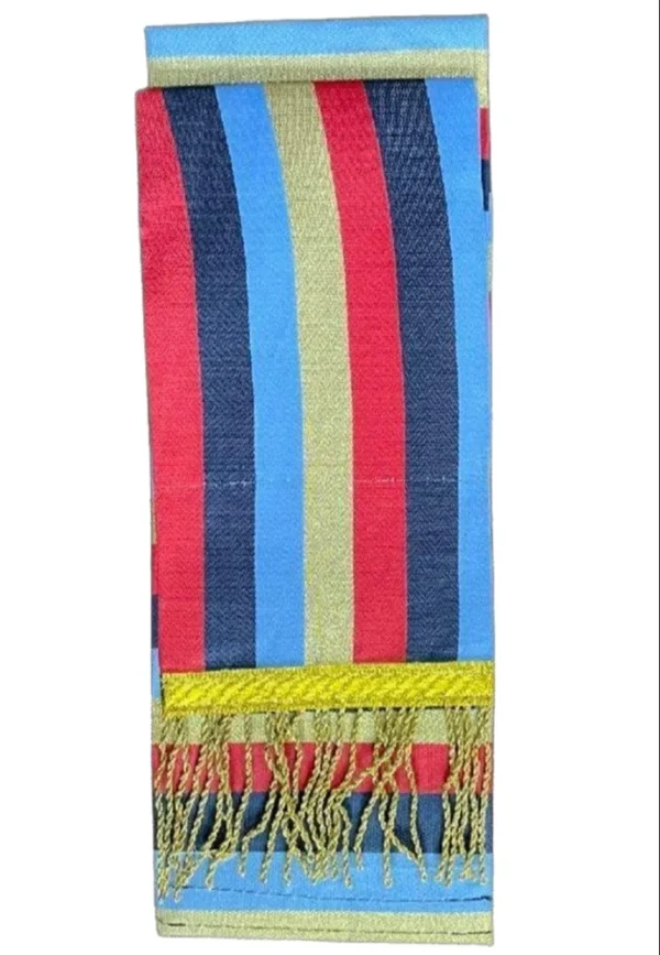 Multicolor Unisex NCC Kamarband Scarf